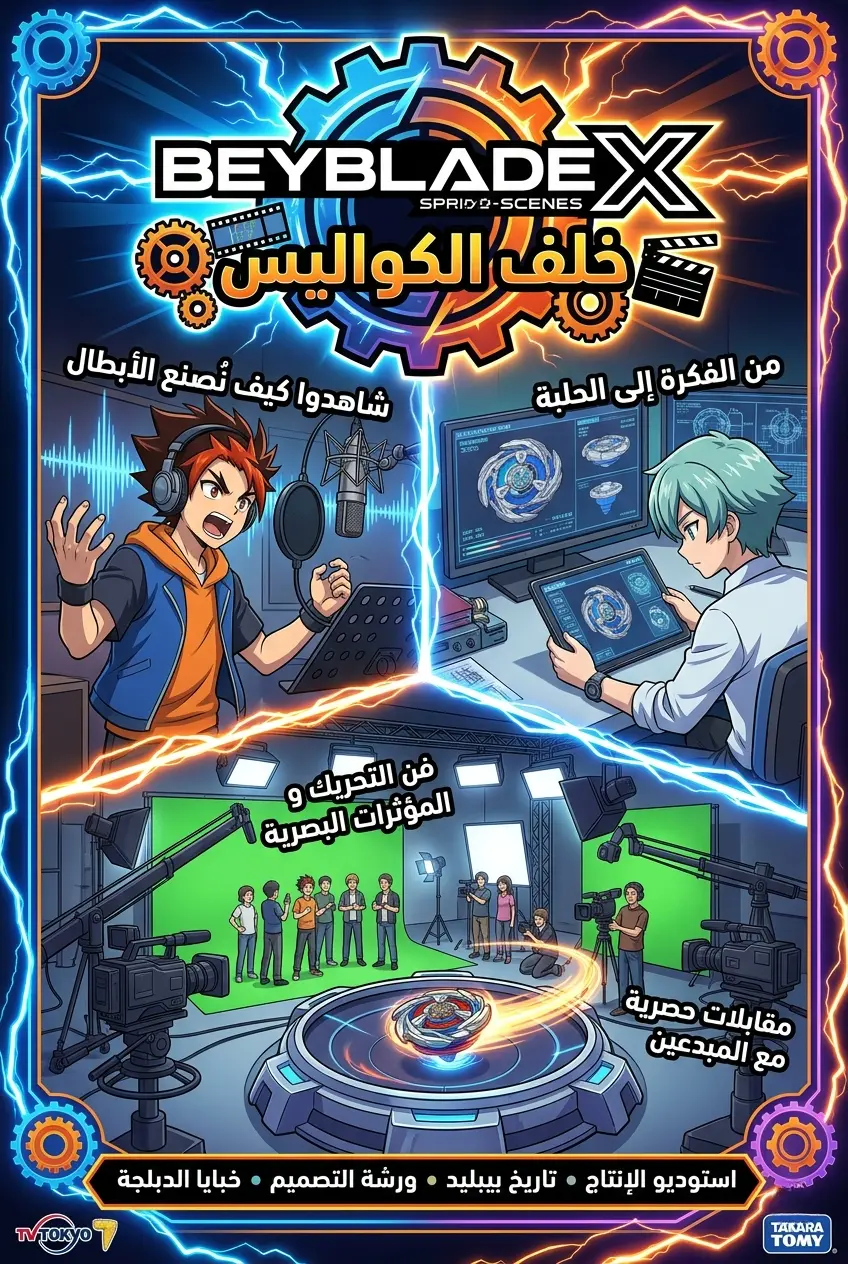 Poster for Beyblade X خلف الكواليس