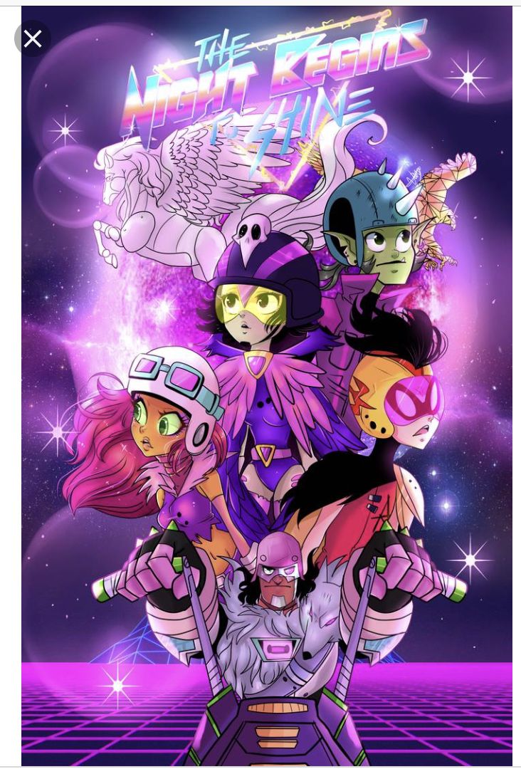 Poster for Teen Titans Go The Night Begins to Shine