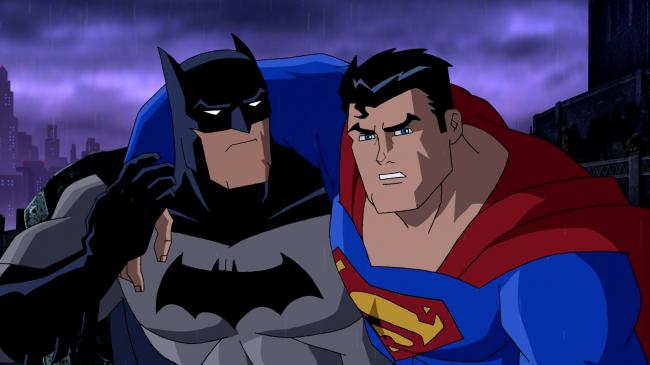 فيلم كرتون سوبرمان باتمان أعداء الجميع Superman Batman Public
